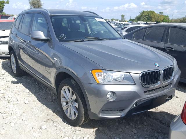 5UXWX9C51D0A08908 - 2013 BMW X3 XDRIVE2 GRAY photo 1