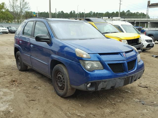 3G7DA03E04S519066 - 2004 PONTIAC AZTEK BLUE photo 1