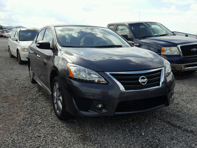 3N1AB7APXFY380209 - 2015 NISSAN SENTRA S GRAY photo 1