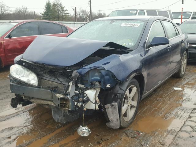 1G1ZJ57B094272233 - 2009 CHEVROLET MALIBU 2LT BLUE photo 2