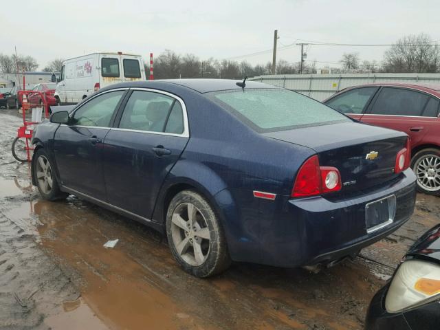 1G1ZJ57B094272233 - 2009 CHEVROLET MALIBU 2LT BLUE photo 3