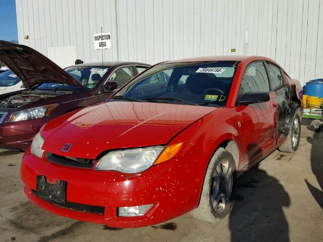 1G8AW12F54Z138087 - 2004 SATURN ION LEVEL RED photo 2