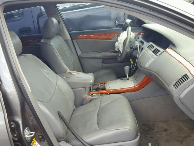 4T1BK36B56U122587 - 2006 TOYOTA AVALON XL GRAY photo 5