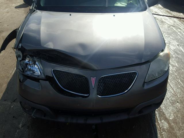 5Y2SL63885Z480375 - 2005 PONTIAC VIBE GRAY photo 7