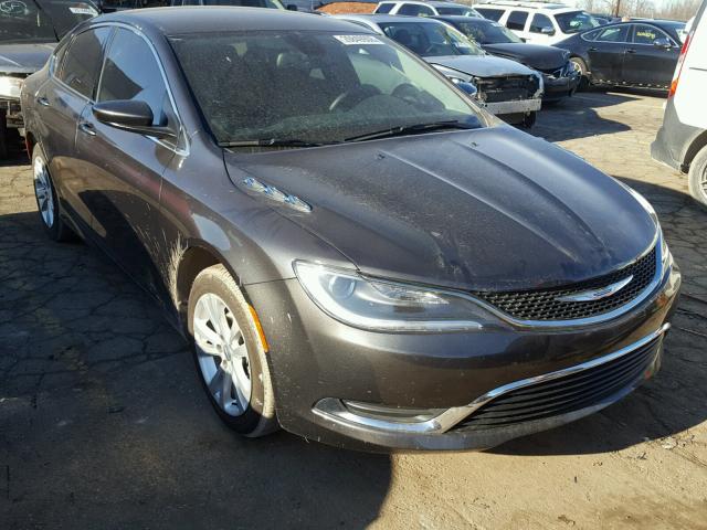 1C3CCCAB2HN506731 - 2017 CHRYSLER 200 LIMITE GRAY photo 1