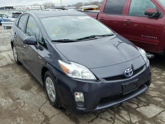 JTDKN3DU8A1240921 - 2010 TOYOTA PRIUS GRAY photo 1