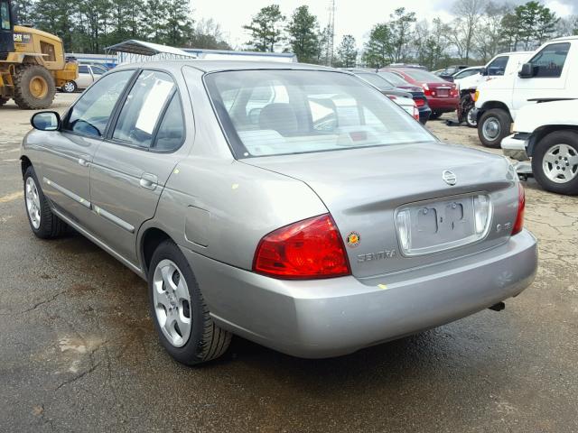 3N1CB51D86L512402 - 2006 NISSAN SENTRA 1.8 GRAY photo 3