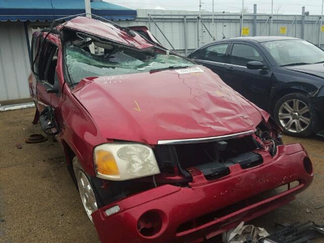 1GKDT13S242178177 - 2004 GMC ENVOY RED photo 1