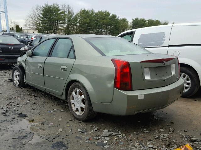 1G6DM577040144551 - 2004 CADILLAC CTS GREEN photo 3