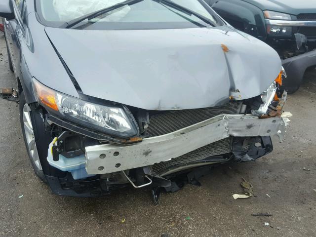19XFB2F9XCE310061 - 2012 HONDA CIVIC EXL GRAY photo 9