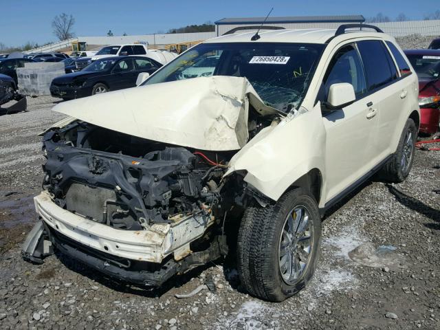 2FMDK39C87BA94093 - 2007 FORD EDGE SEL P CREAM photo 2