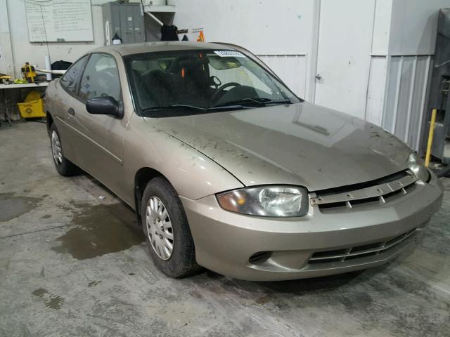 1G1JC12F237150389 - 2003 CHEVROLET CAVALIER TAN photo 1