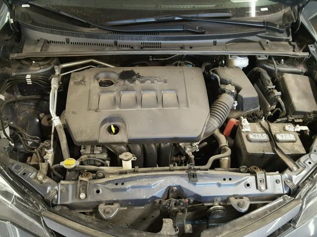 5YFBURHE1HP656369 - 2017 TOYOTA COROLLA L GRAY photo 7