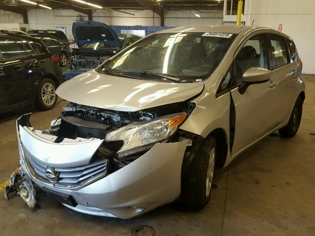 3N1CE2CP0GL402846 - 2016 NISSAN VERSA NOTE SILVER photo 2