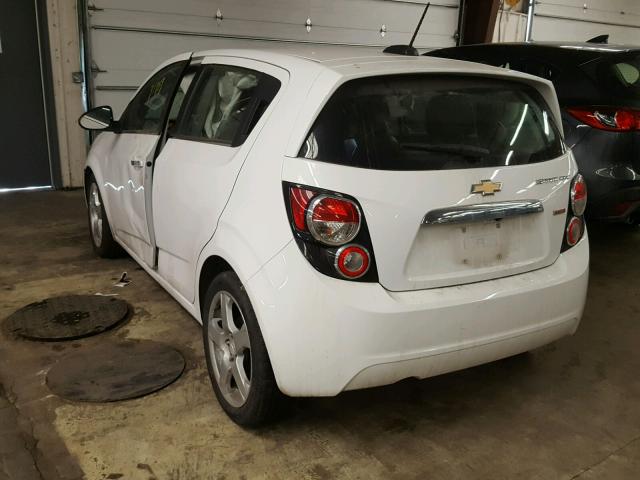 1G1JE6SB5G4160300 - 2016 CHEVROLET SONIC LTZ WHITE photo 3