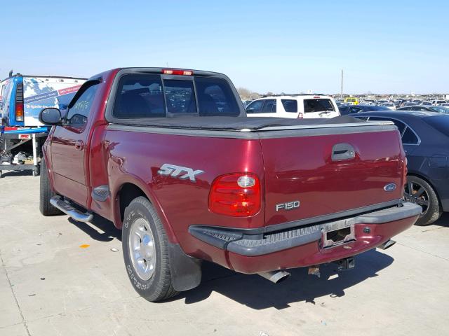 2FTRF07W13CA39970 - 2003 FORD F150 RED photo 3