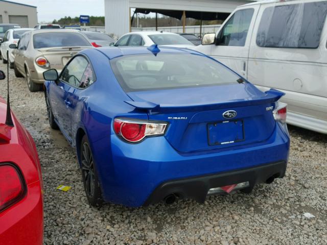 JF1ZCAC18D1601896 - 2013 SUBARU BRZ 2.0 LI BLUE photo 3