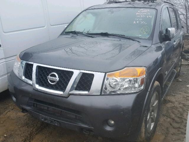 5N1AA08C19N604586 - 2009 NISSAN ARMADA SE GRAY photo 2