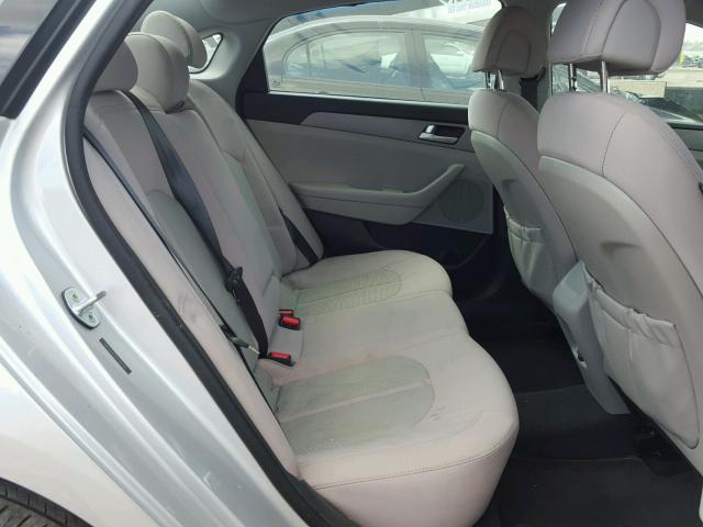 5NPE24AFXFH150719 - 2015 HYUNDAI SONATA SE GRAY photo 6