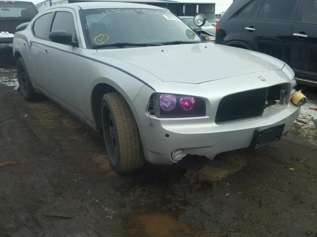 2B3AA4CT3AH234758 - 2010 DODGE CHARGER SILVER photo 1