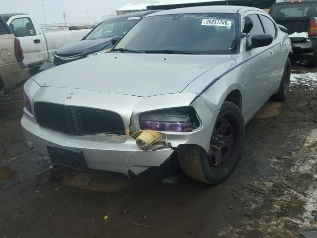 2B3AA4CT3AH234758 - 2010 DODGE CHARGER SILVER photo 2