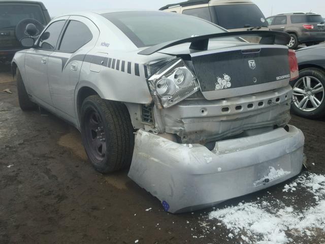 2B3AA4CT3AH234758 - 2010 DODGE CHARGER SILVER photo 3