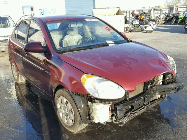 KMHCN46C36U011658 - 2006 HYUNDAI ACCENT GLS MAROON photo 1