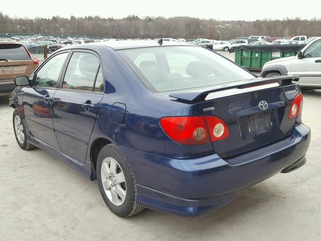 2T1BR32E88C870332 - 2008 TOYOTA COROLLA CE BLUE photo 3