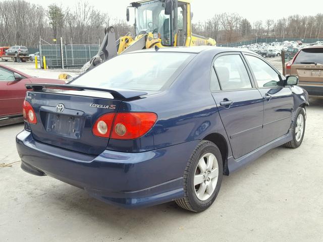 2T1BR32E88C870332 - 2008 TOYOTA COROLLA CE BLUE photo 4