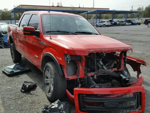 1FTFW1ET3EFA68556 - 2014 FORD F150 SUPER RED photo 1