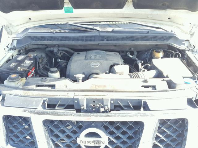 5N1BA08DX8N629854 - 2008 NISSAN ARMADA SE WHITE photo 7