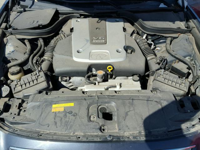 JNKCV64E18M105480 - 2008 INFINITI G37 BASE GRAY photo 7