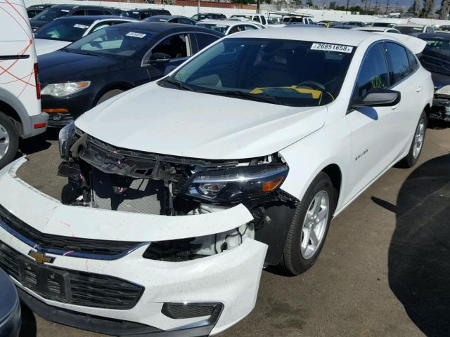 1G1ZC5ST0HF239133 - 2017 CHEVROLET MALIBU LS თეთრი ფოტო 2