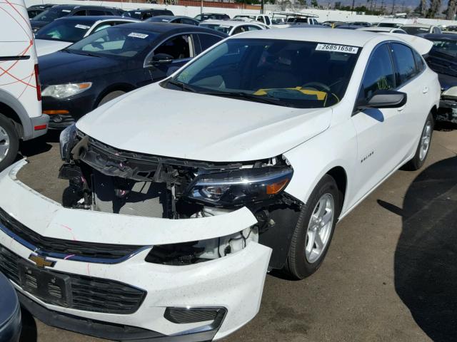 1G1ZC5ST0HF239133 - 2017 CHEVROLET MALIBU LS WHITE photo 2