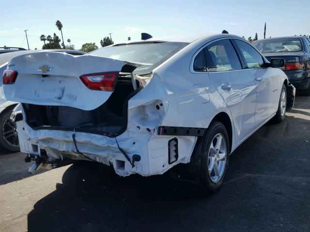 1G1ZC5ST0HF239133 - 2017 CHEVROLET MALIBU LS თეთრი ფოტო 4