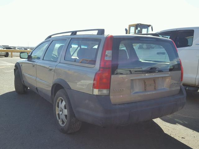 YV1SZ58D811013085 - 2001 VOLVO V70 XC GRAY photo 3