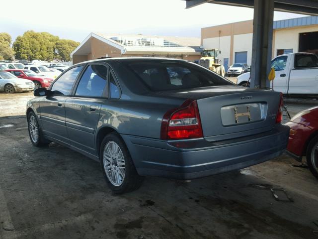 YV1TS92D121260927 - 2002 VOLVO S80 GREEN photo 3