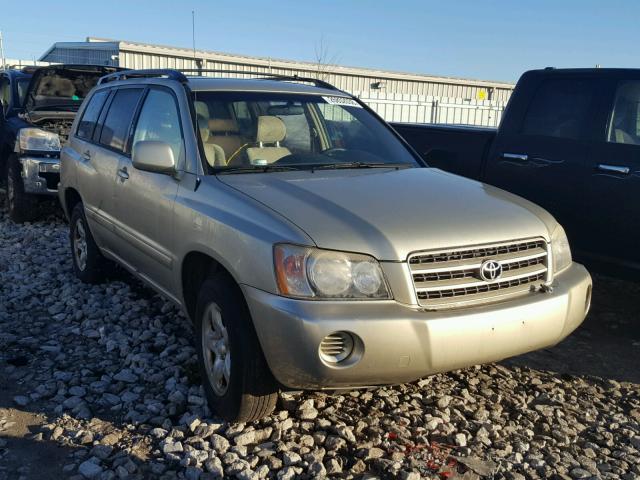 JTEGD21A730064929 - 2003 TOYOTA HIGHLANDER TAN photo 1