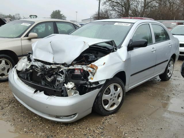 2T1BR32E88C912417 - 2008 TOYOTA COROLLA CE SILVER photo 2