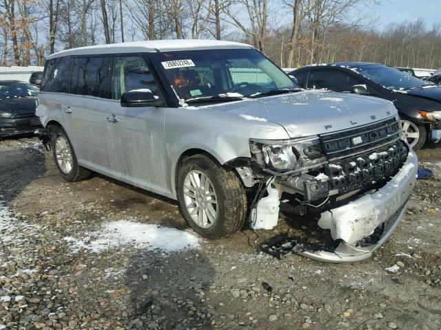 2FMHK6C84HBA10053 - 2017 FORD FLEX SEL SILVER photo 1