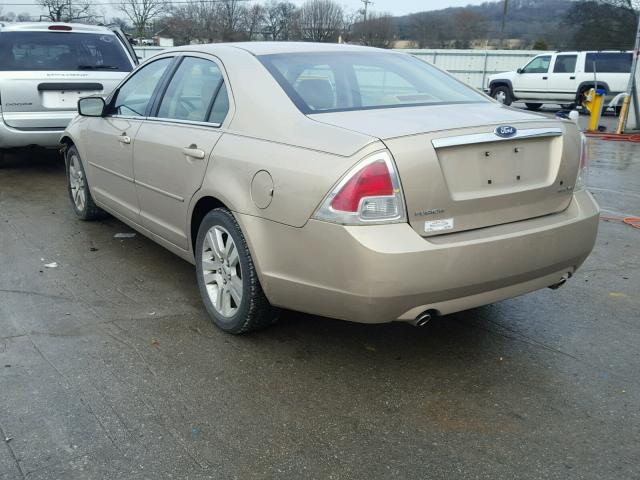 3FAHP08156R122394 - 2006 FORD FUSION SEL GOLD photo 3