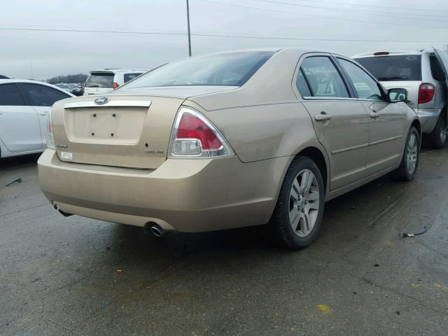 3FAHP08156R122394 - 2006 FORD FUSION SEL GOLD photo 4