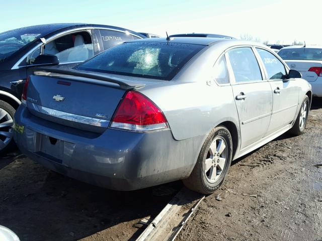 2G1WT57K691250696 - 2009 CHEVROLET IMPALA 1LT GRAY photo 4