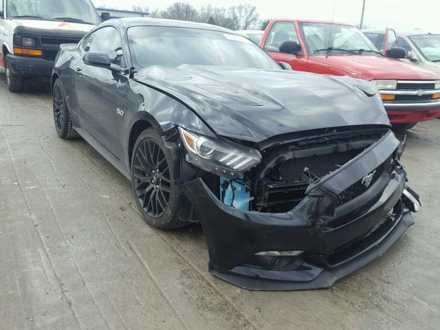 1FA6P8CF0H5262853 - 2017 FORD MUSTANG GT BLACK photo 1