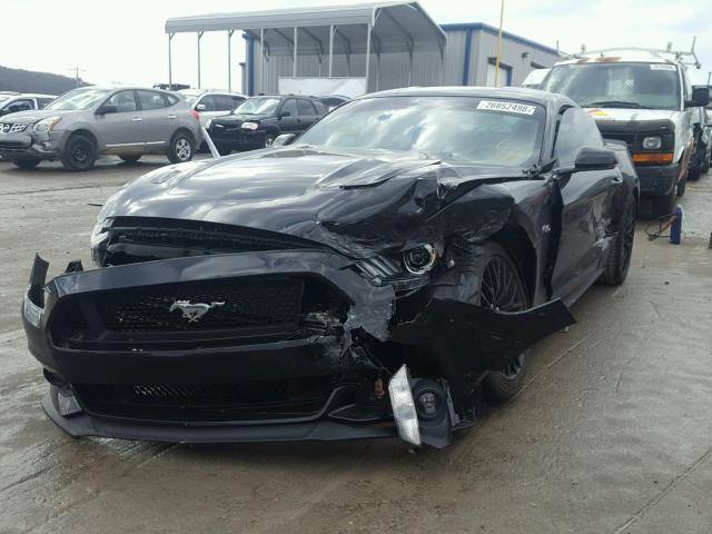 1FA6P8CF0H5262853 - 2017 FORD MUSTANG GT BLACK photo 2