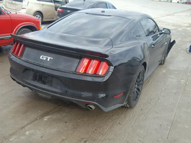 1FA6P8CF0H5262853 - 2017 FORD MUSTANG GT BLACK photo 4
