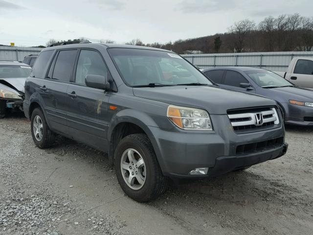 5FNYF18578B032092 - 2008 HONDA PILOT EXL GRAY photo 1