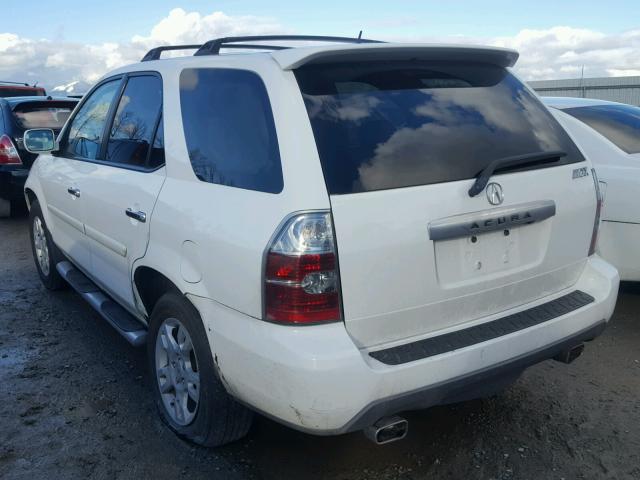 2HNYD189X5H526133 - 2005 ACURA MDX TOURIN WHITE photo 3