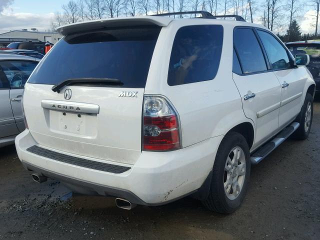 2HNYD189X5H526133 - 2005 ACURA MDX TOURIN WHITE photo 4