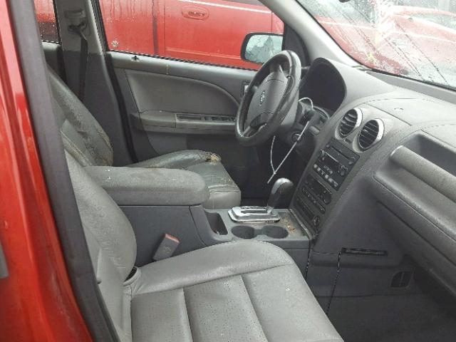 1FMZK02185GA42479 - 2005 FORD FREESTYLE RED photo 5